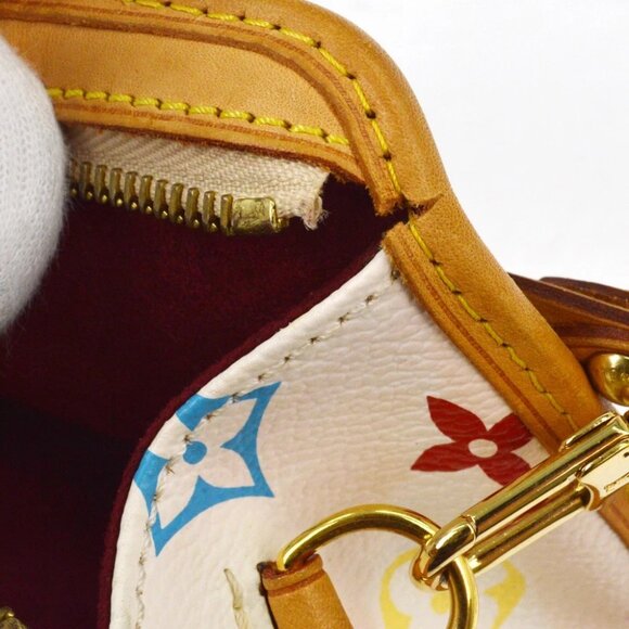 Louis Vuitton White Multicolor Shirley Handbag - Picture 7 of 9